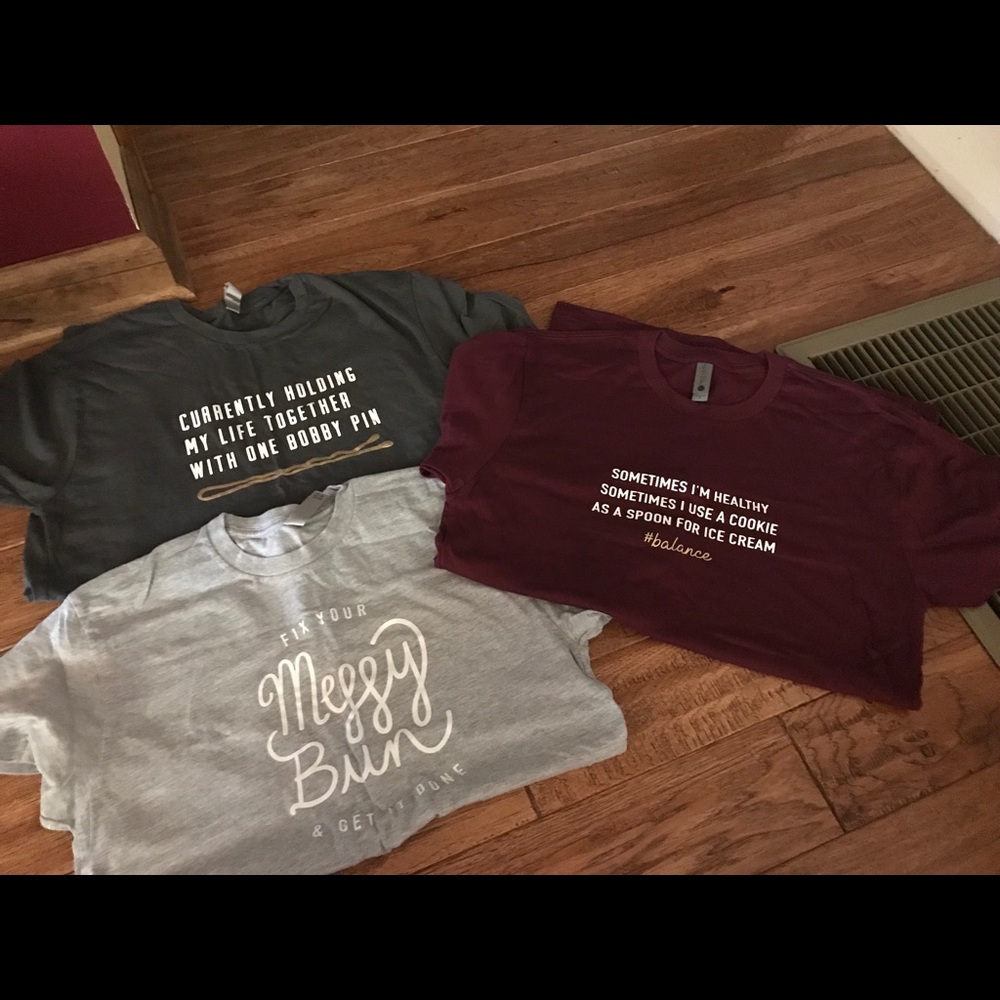 Set of 3 boutique tees. Super soft, never worn!